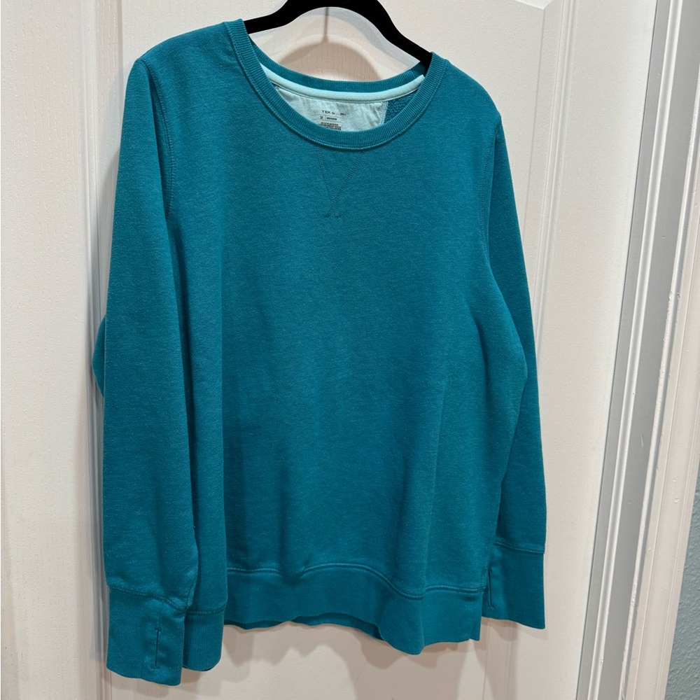 Tek Gear 2X Teal Blue Sweatshirt